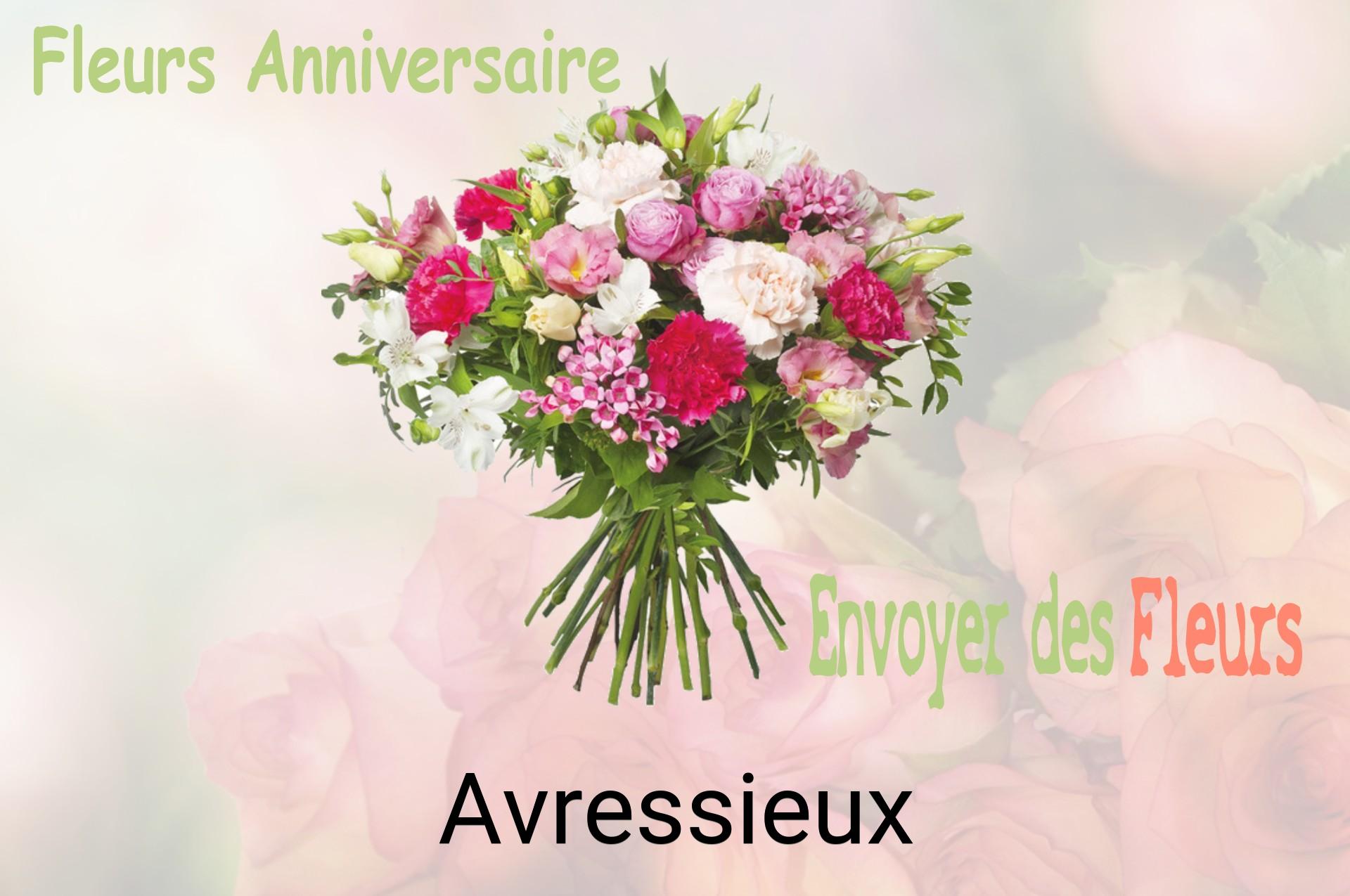 Bouquet de fleurs d’anniversaire livré à Avressieux