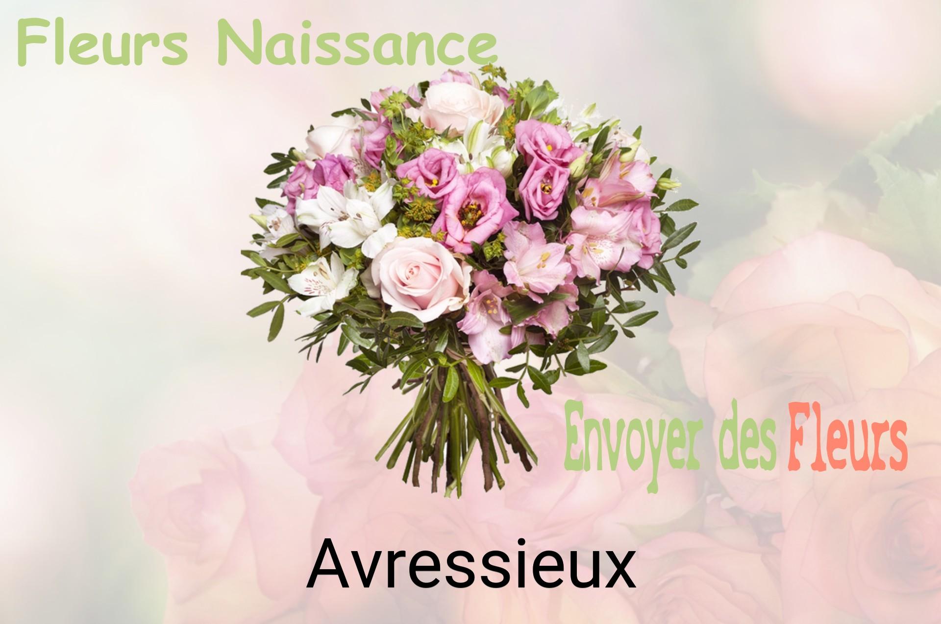 Bouquet de fleurs de naissance livré à Avressieux